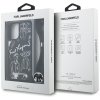 Etui Karl Lagerfeld Crossbody Grained    Pattern & Logo do iPhone 16 czarny